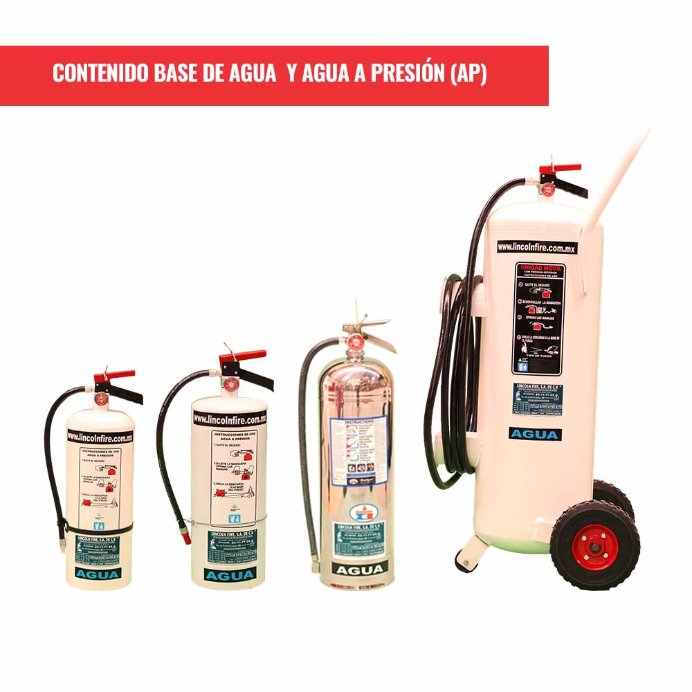 Extintor de agua